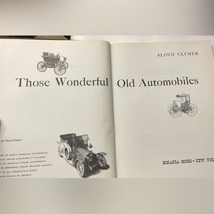 Vintage Book - Those Wonderful Old Automobiles by Floyd Clymer